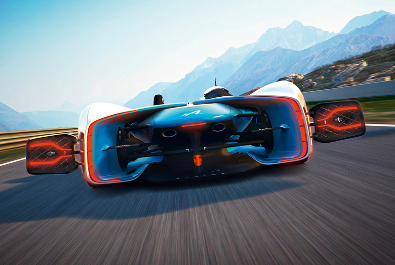 Illustration for article titled The Alpine Vision Gran Turismo Is The Most Interesting Digital Car Yet